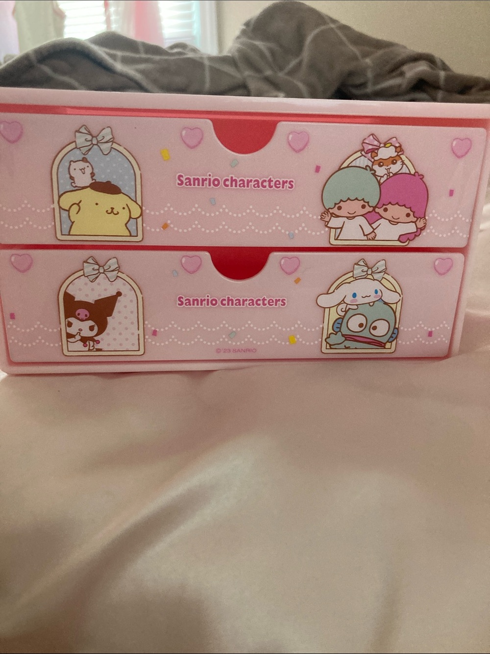 Sanrio Pink Twin-Drawer Character Organizer